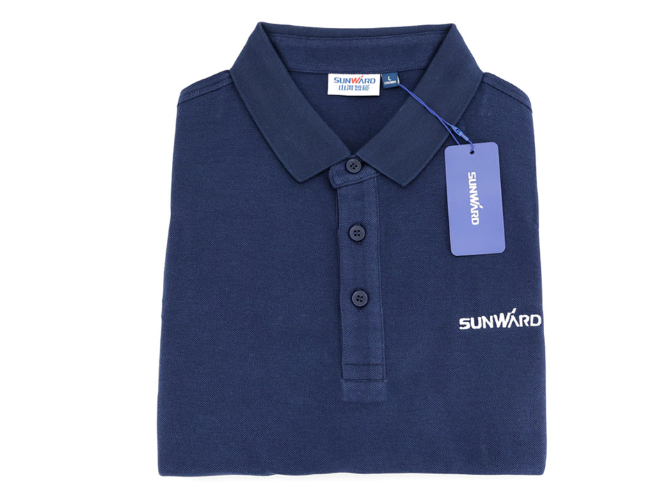 Kaos polo lengan pendek dingin es tipis musim panas 205g Serat ion es
